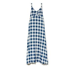 R13 Gingham Long Slip Dress